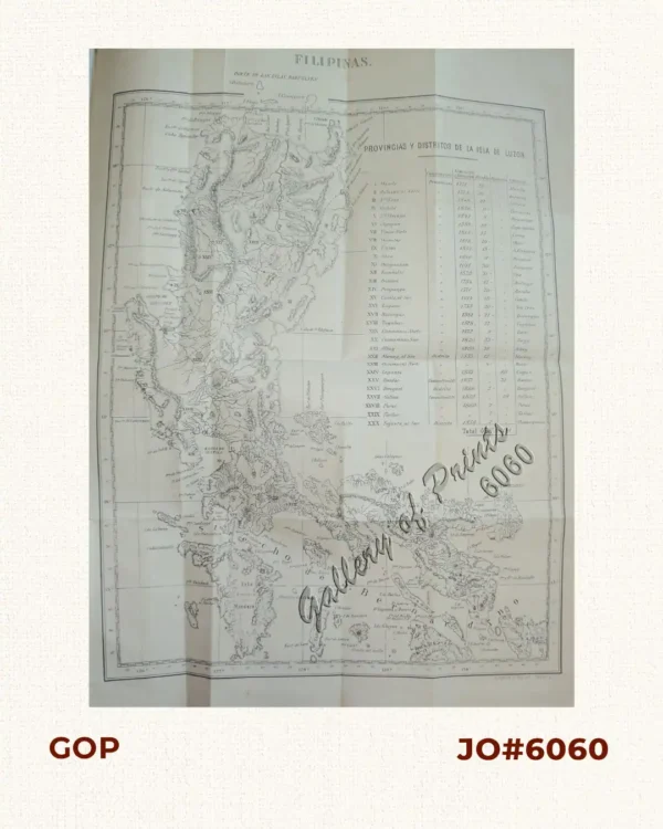 Provincias y distritos de la isla de Luzon