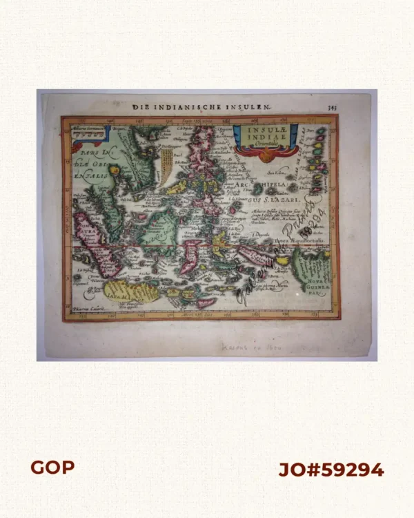Insulae Indiae Orientalis Die Indianische Insulen . 343