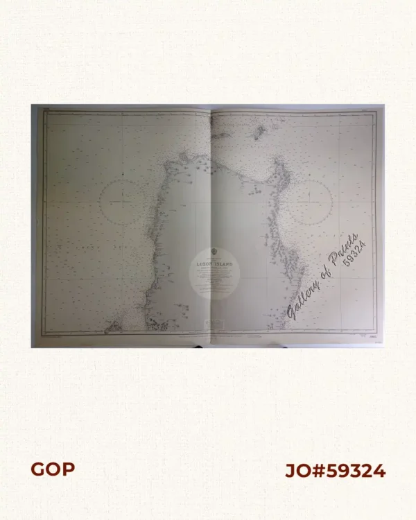 Philippine Islands. Luzon Island. North of Latitude 16° 20' North. From the United States Cost Survey Charts to 1925.