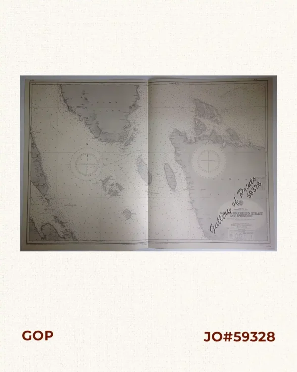 China Sea - Philippine Islands. San Bernardino Strait and Approaches. From the United States Coast Survey Charts to 1923. with additions and corrections to 1934.