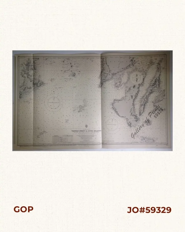 Philippine Islands. Tagolo Point to Cuyo Islands. Including Sebu Negros  and Parts of Panay and Palawan. From the United States Coast Survey Charts to 1923.
