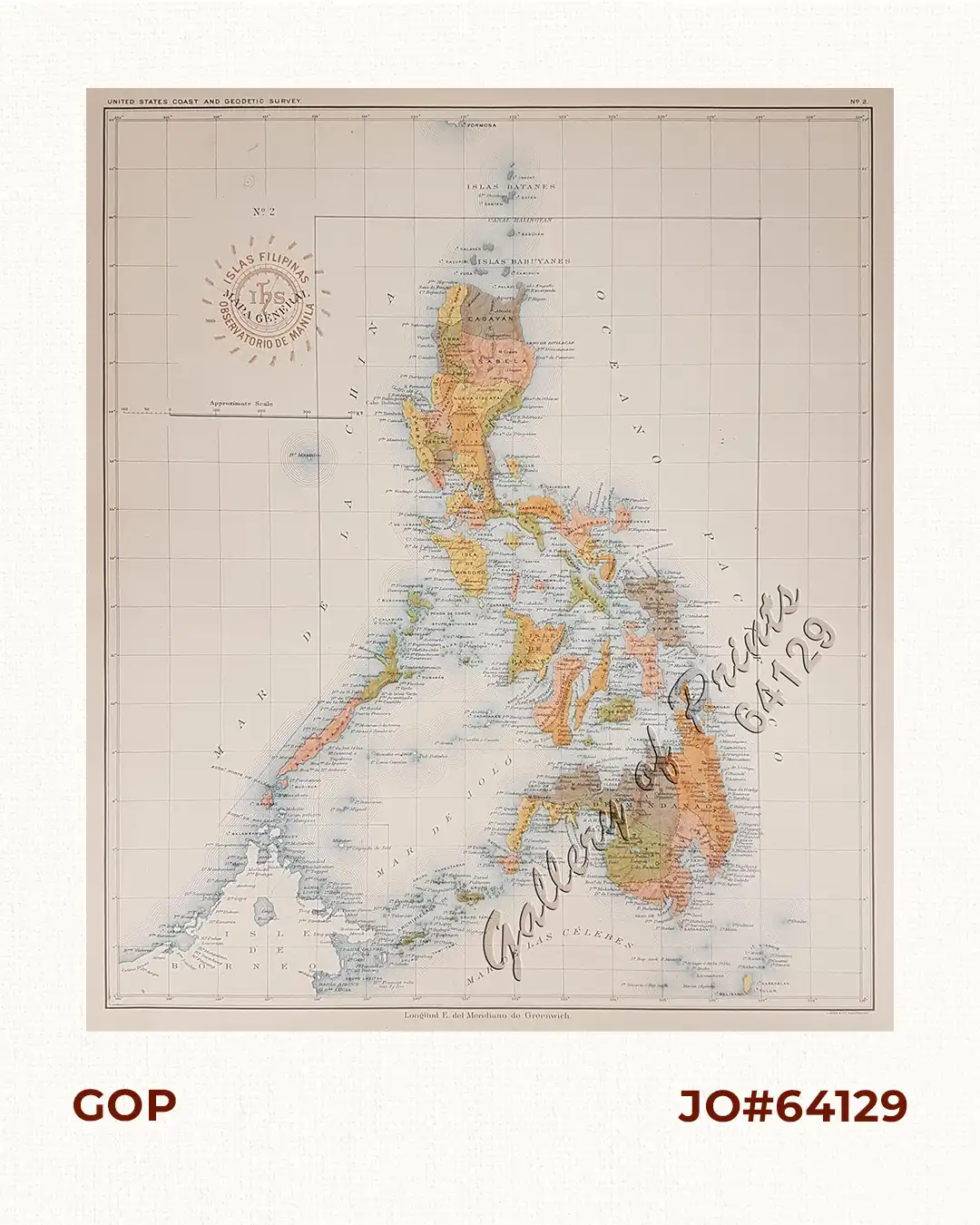 Islas Filipinas - Mapa General pl. 2, Observatorio de Manila