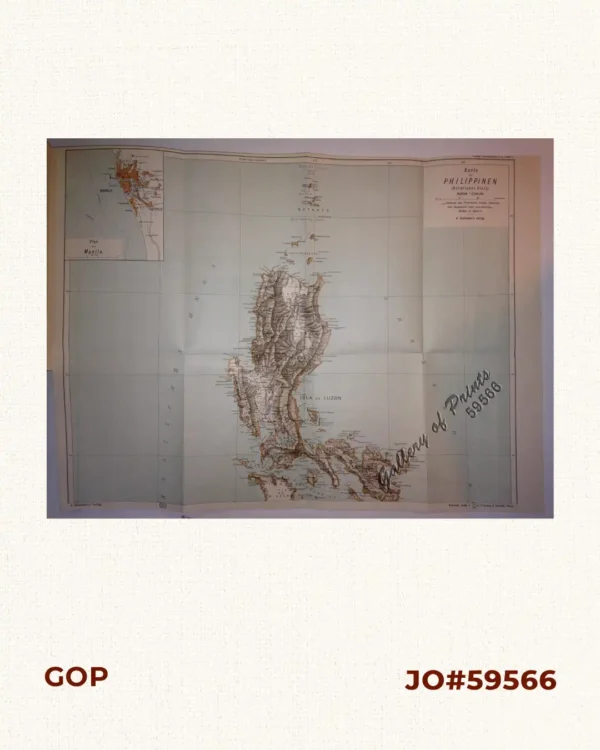 Karte der Philippinen (Nördliches Blatt). inset: Plan von Manila [North]