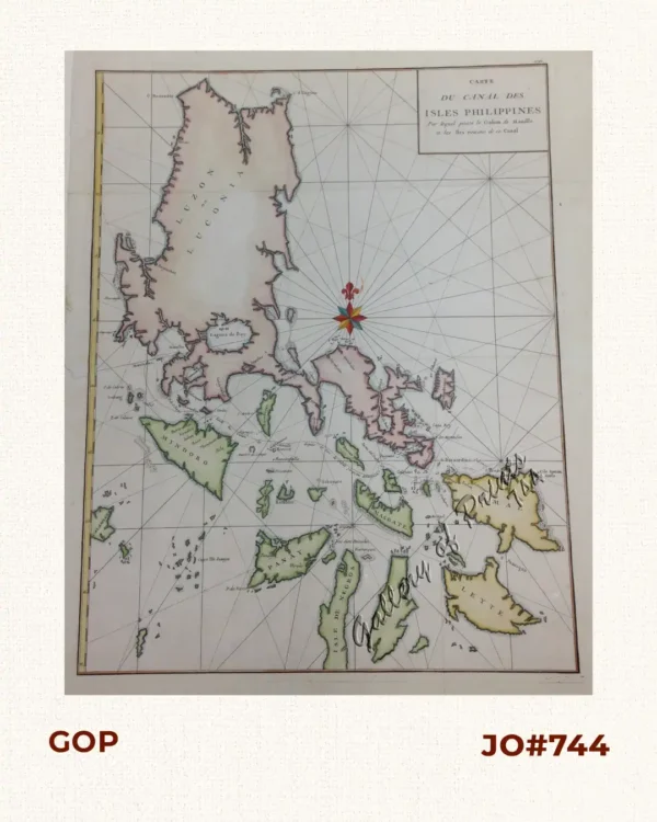 Carte du Canal des Isles Philippines...