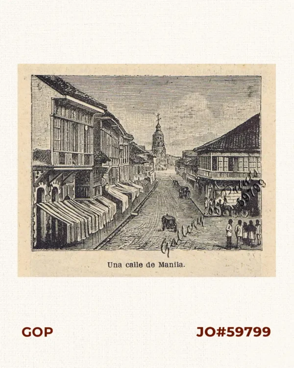 Una calle de Manila