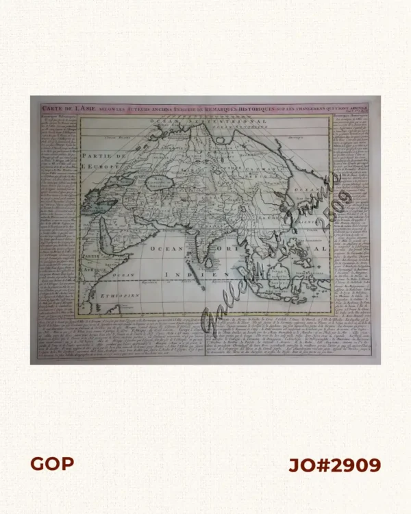 Carte de L'Asie