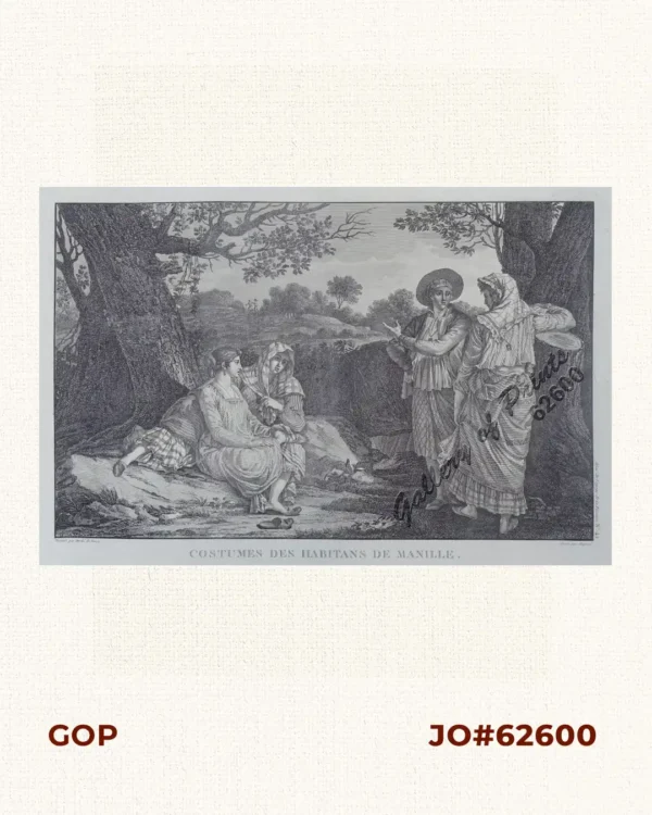 Costumes des Habitans de Manille  pl. 42 (Dress of the Inhabitants of Manila)