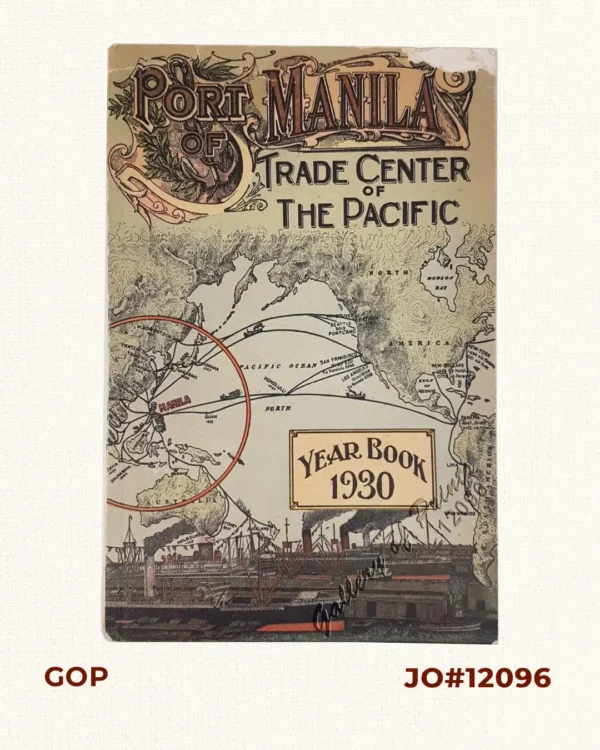 Port of Manila, Trade Center of the Pacific Year Book 1930
