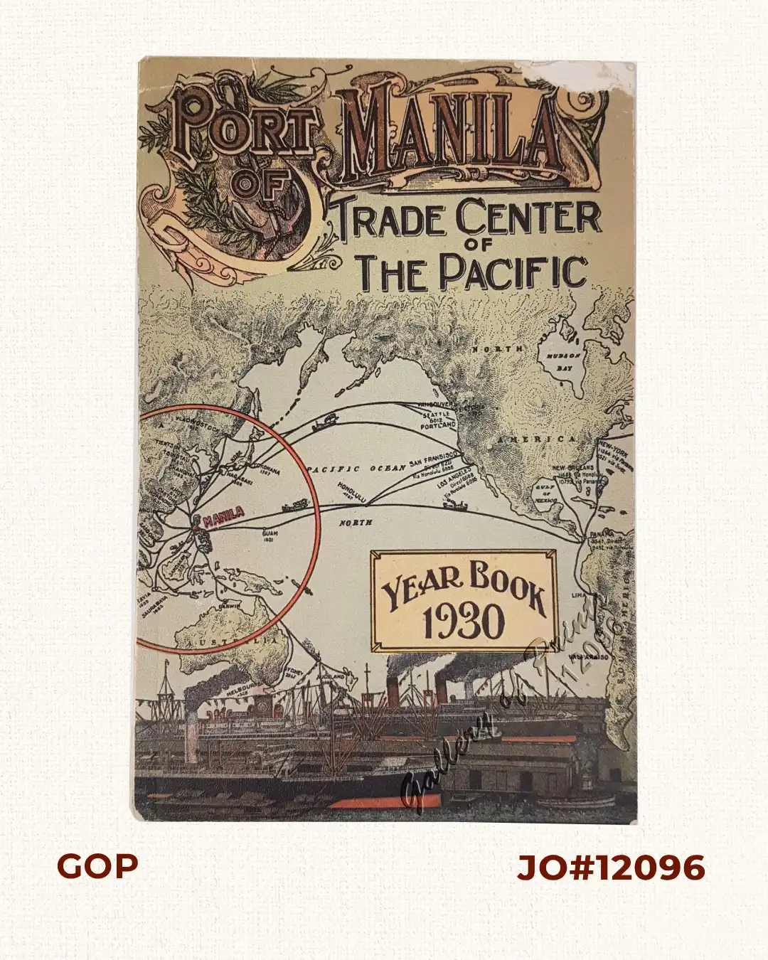 Port of Manila, Trade Center of the Pacific Year Book 1930
