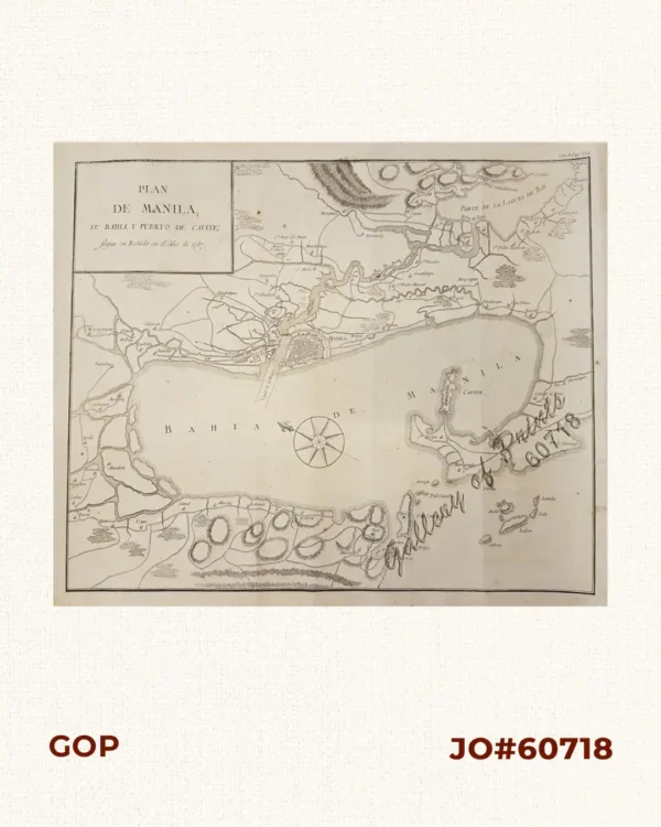 Plan de Manila, su bahia y puerto de Cavite