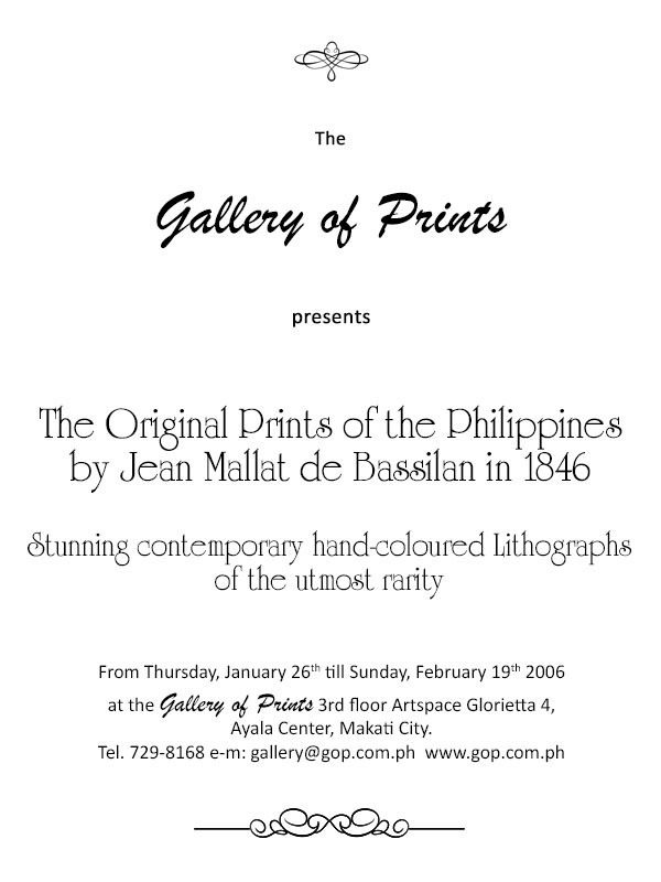 The Original Prints of the Philippines - The Original Prints of the Philippines