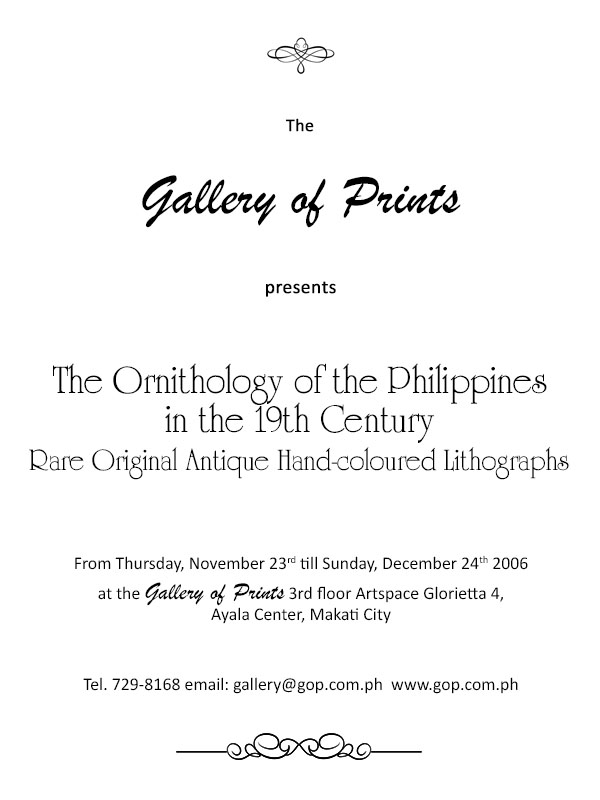 The Ornithology of the Philippines - The Ornithology of the Philippines