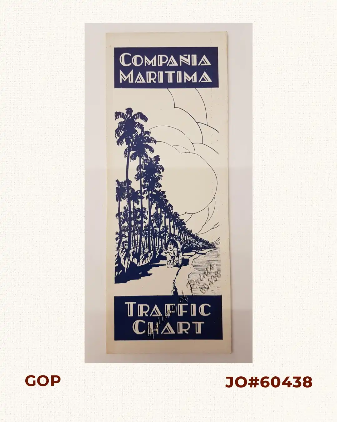 Compañia Maritima Traffic Chart Interisland Steamship Chart verso: Economic Development Map of the Philippine Islands The Express Lines to the South