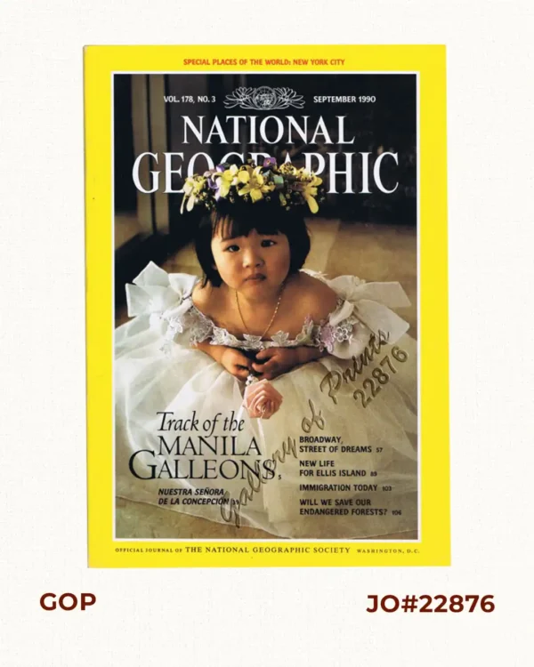 National Geographic September, 1990, Vol. 178, No. 3. Track of the Manila Galleons