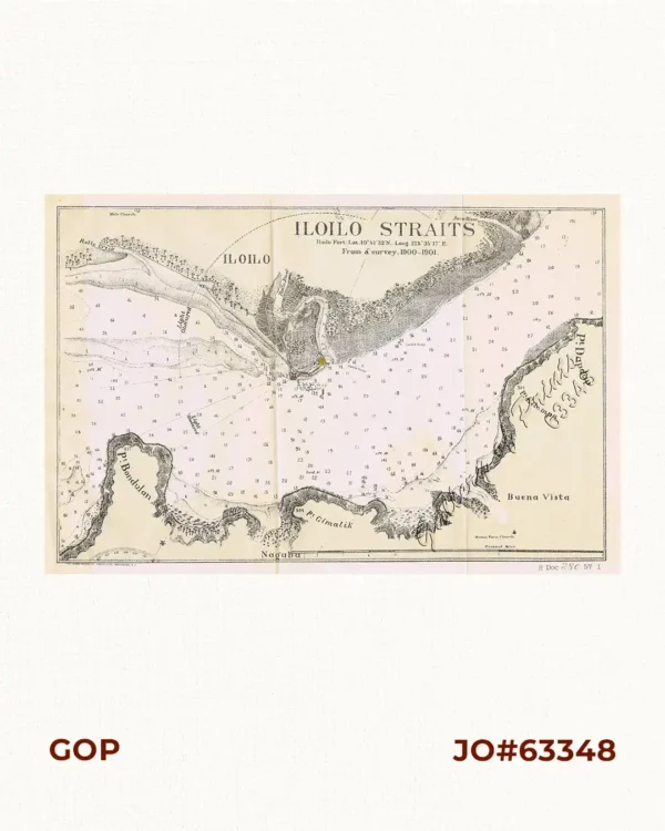 IloÃlo Straits - From a survey, 1900-1901