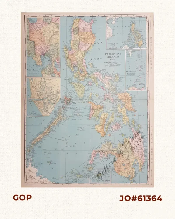 Philippine Islands. insets: 1) Manila to Dagupan; 2) Manila; 3) Philippine Islands and the China Sea; 4) Batanes (Bashee) and Babuyanes Is.; 5) Sulu Archipelago