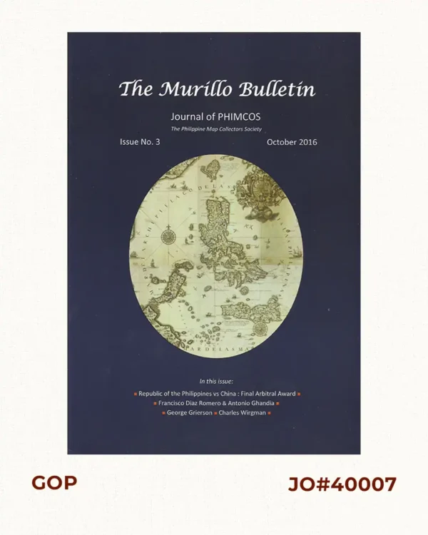 The Murillo Bulletin, Journal of PHIMCOS, Issue No.3