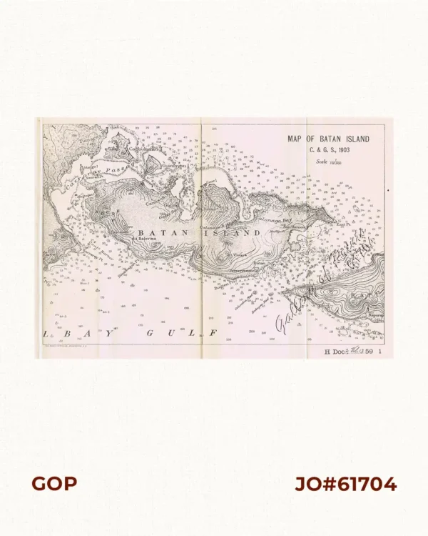 Map of Batan Island