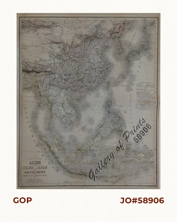 Das südostliche Asien oder China, Japan und Hinter-Indien mit dem Indischen  Archipelagus [South East Asia or China, Japan and Eastern India with the East India Islands]