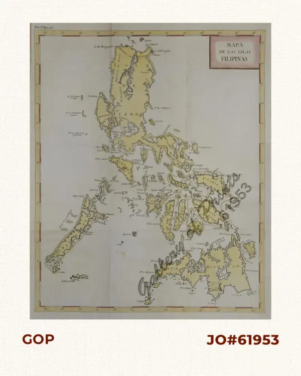 Mapa de las Islas Filipinas