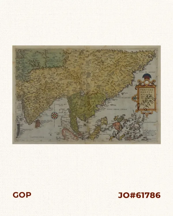 Tertiae Partis Asiae…India orientalis…