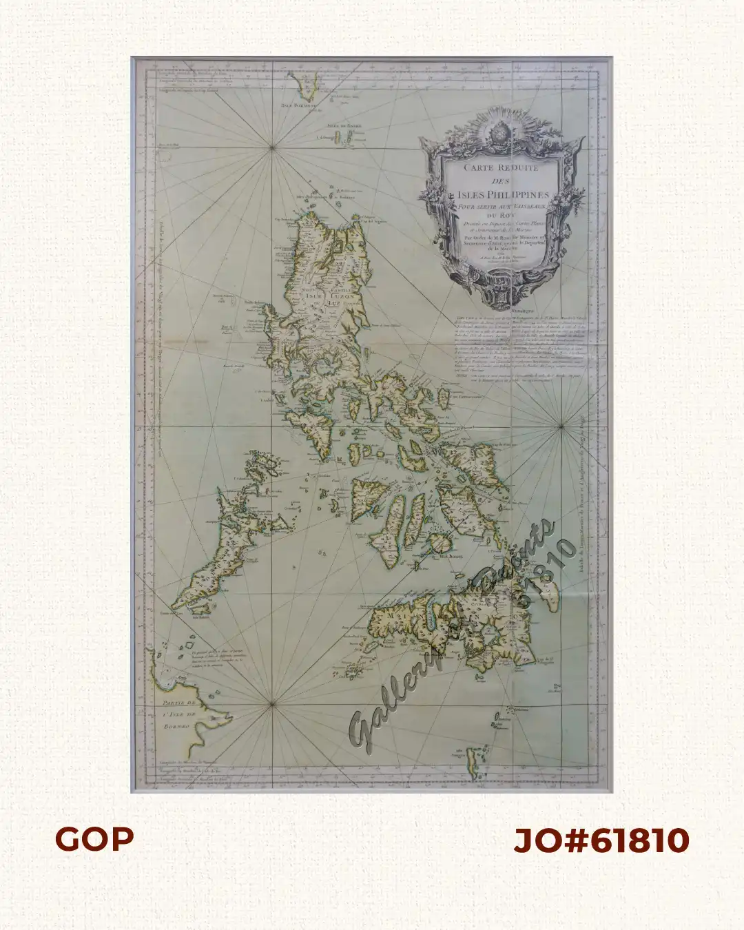 Carte Reduite des Isles Philippines pour servir.........