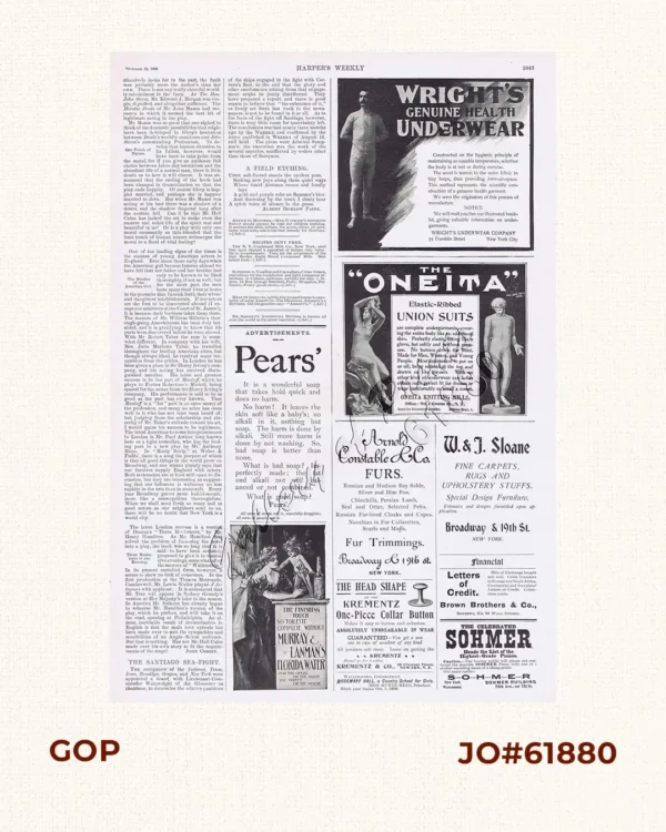Advertisements [whole page] [page 1043]