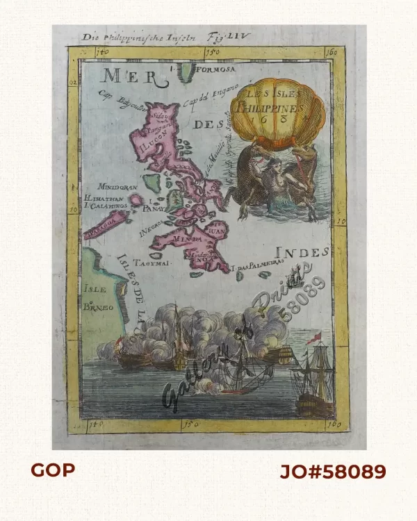 Les Isles Philippines 1684 -  Die Philippinische Inseln
