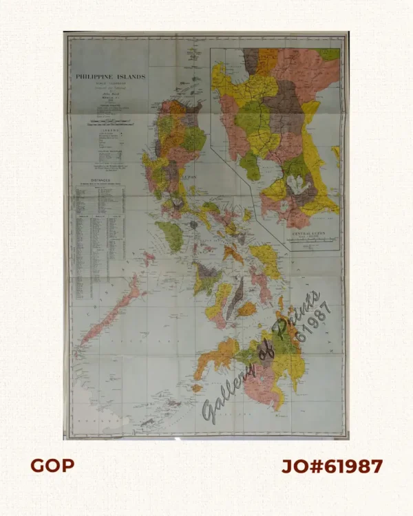 Philippine Islands. inset: Central Luzon