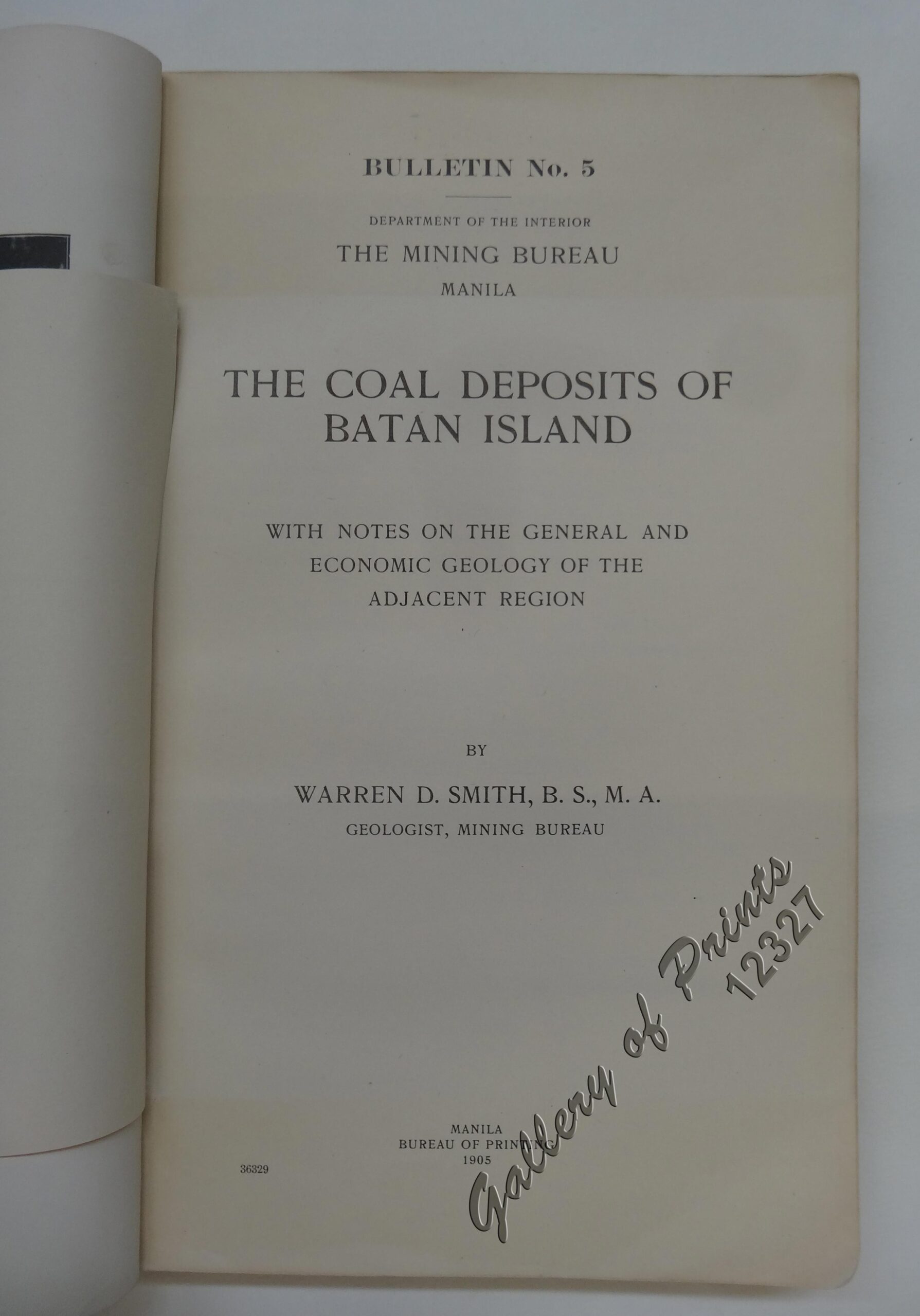 The Coal Deposits of Batan Island. With Notes on the General and Economic Geology of the Adjacent Region - Image 2