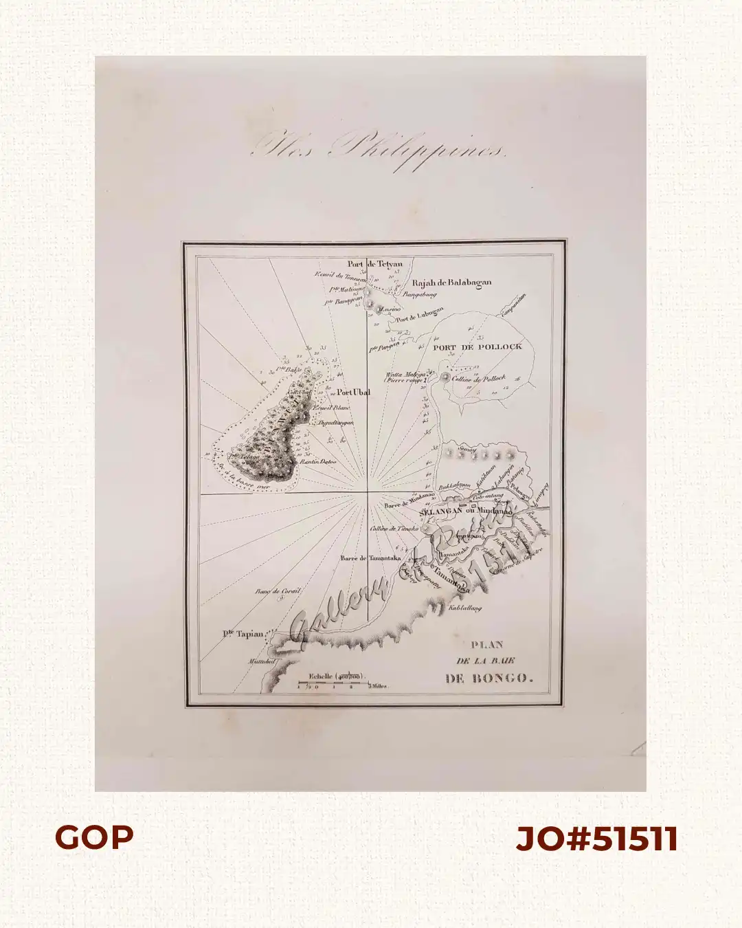 Plan De La Baie De Bongo.