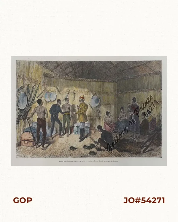 Maison d'un Soulouan aisé (voy. p. 134) [House of a Rich Jolo Inhabitant]