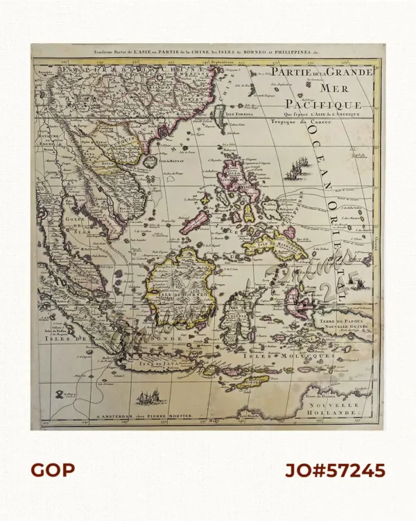 Troisieme Partie de L'Asie ou Partie de la Chine les Isles de Borneo et Philippines, &c.