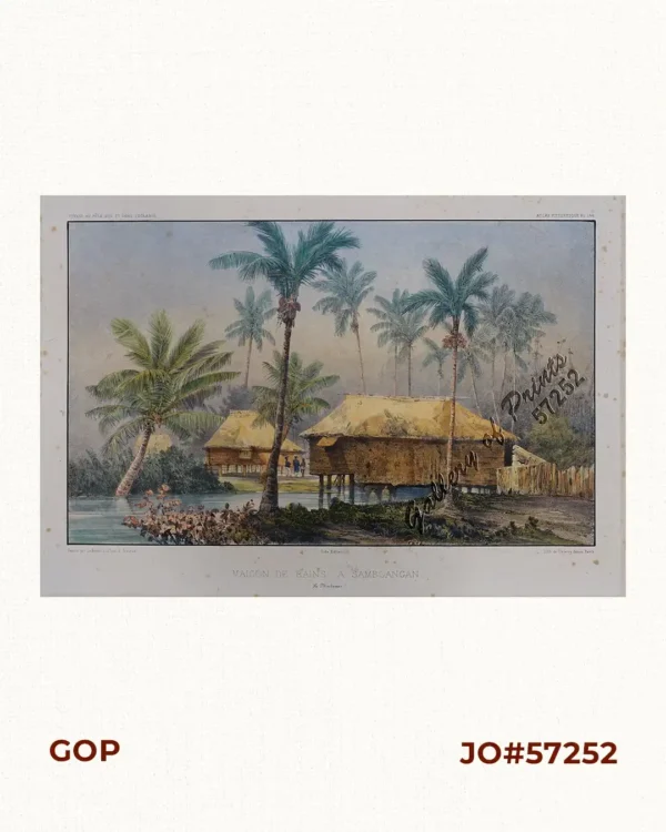 Maison de bains a Samboangan (Ile Mindanao) [Bath house]