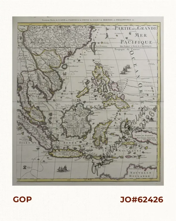 Troisieme Partie de L'Asie ou Partie de la Chine les Isles de Borneo et Philippines, &c.