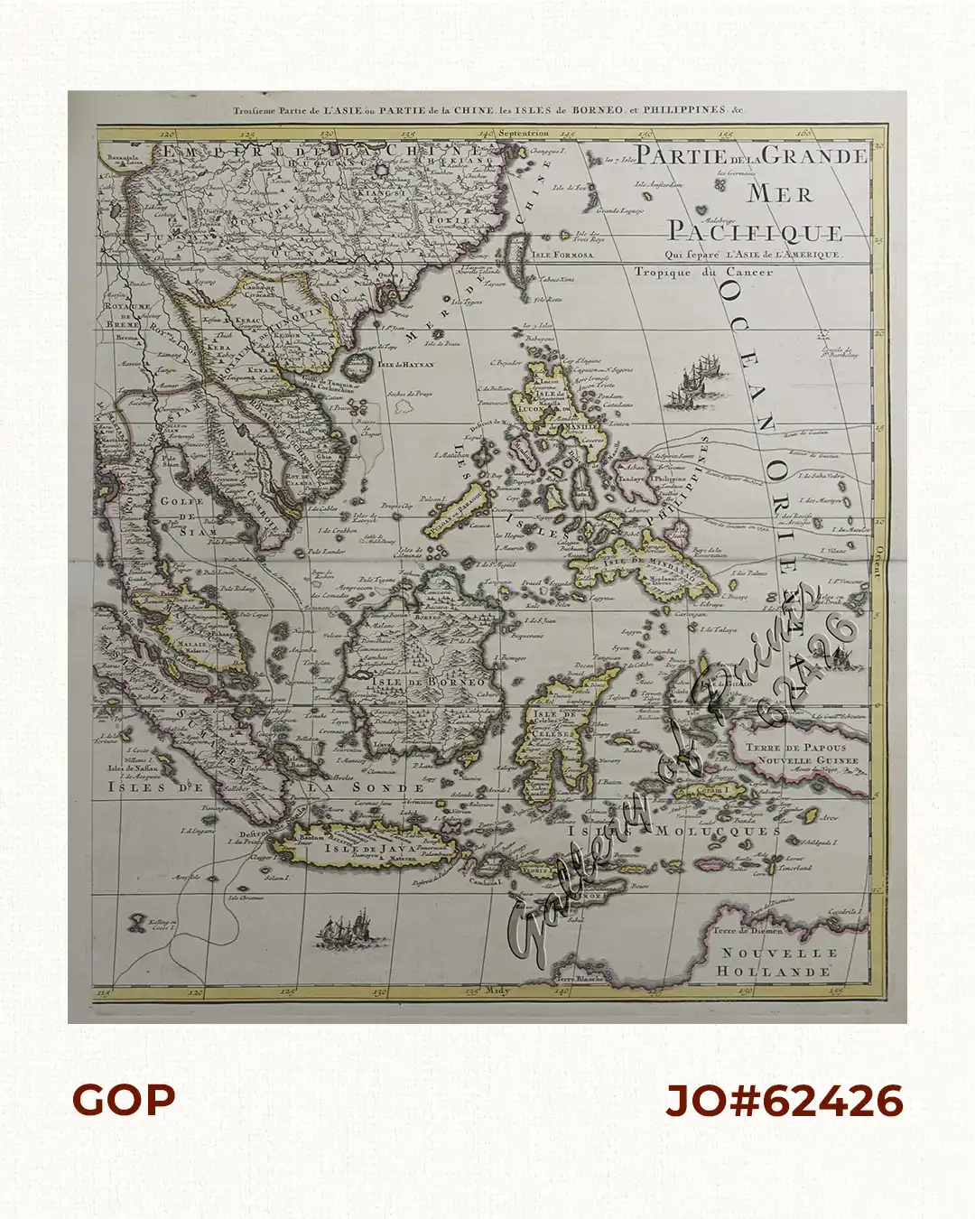 Troisieme Partie de L'Asie ou Partie de la Chine les Isles de Borneo et Philippines, &c.