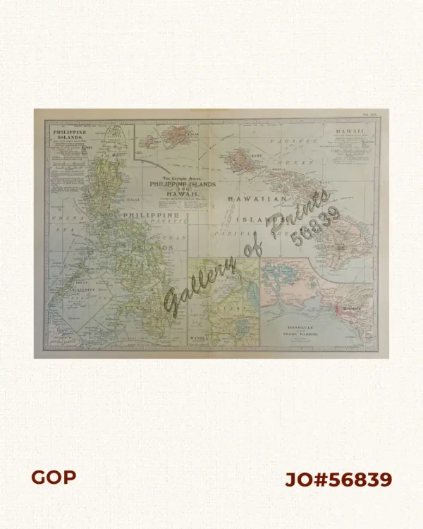 The Century Atlas. Philippine Islands and Hawaii insets: 1. Manila and Vicinity 2. Honolulu and Pearl Harbor