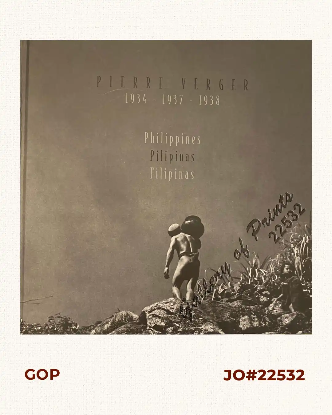 Pierre Verger 1934 - 1937 - 1938 Philippines Pilipinas Filipinas