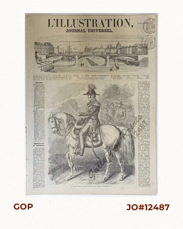 L'Illustration,  Journal Universel.  No. 650  Vol. XXVI  11 Aout 1855