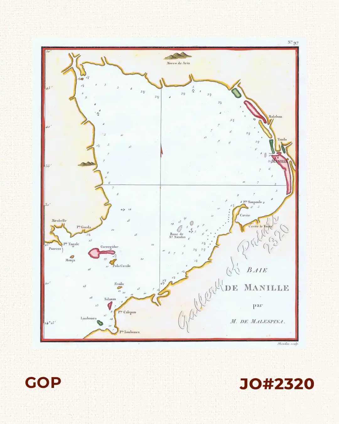 Baie de Manille par M. De Malespina