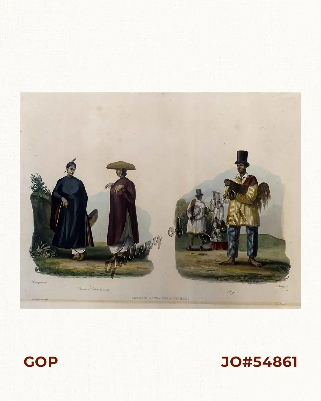 Cochinchine - Philippines 1. Femmes Cochinchinoises. 2. Tagals