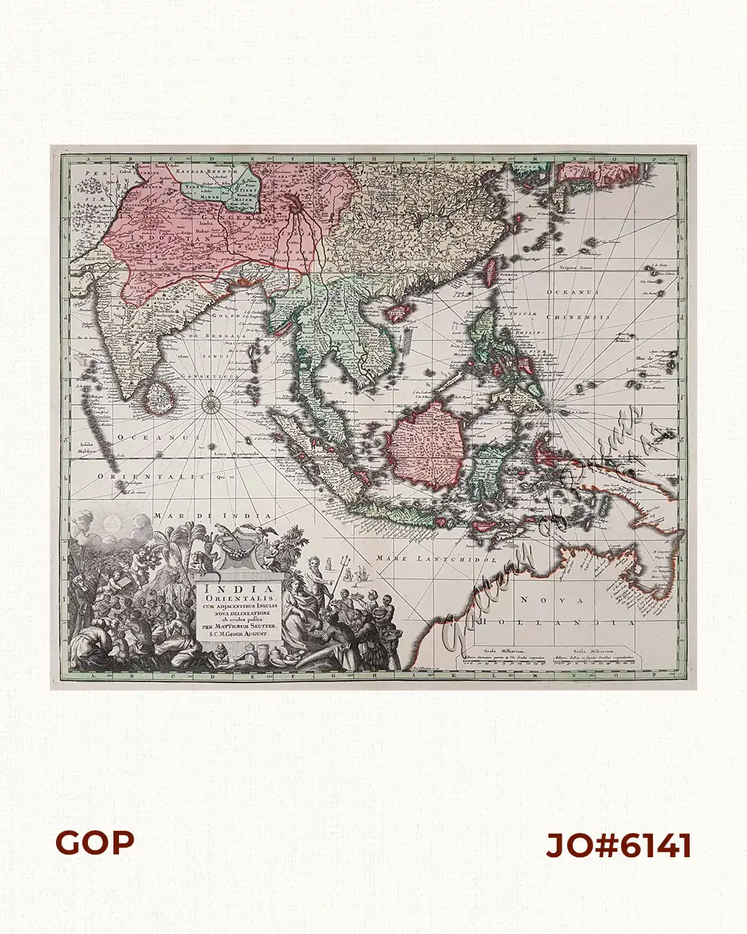 India Orientalis, cum adjacentibus insulis nova delineatione