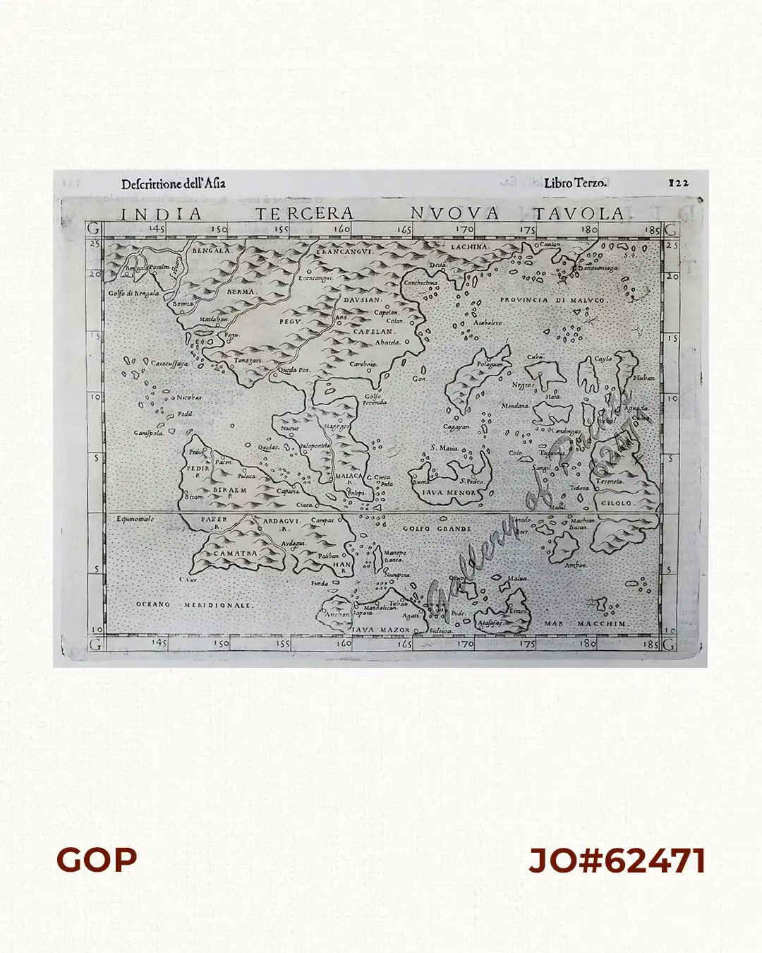 India Tercera Nuova Tavola