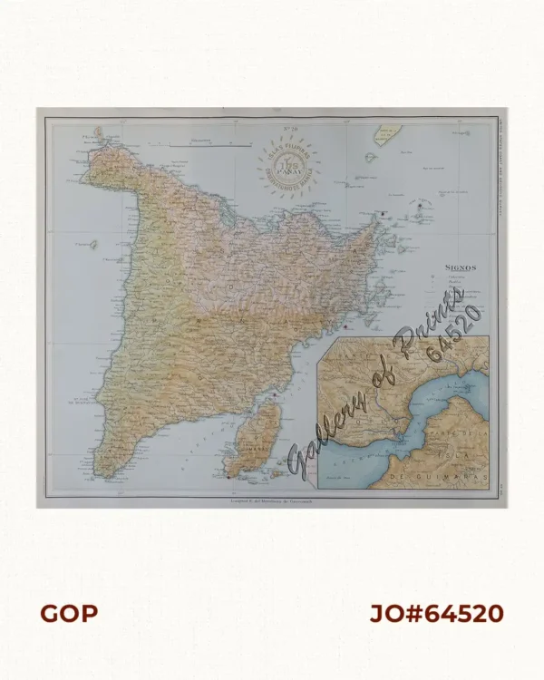 Isla de Panay pl. 20 (Antique, Capiz, Iloilo, Guimaras ............with inset of Guimaras Strait)