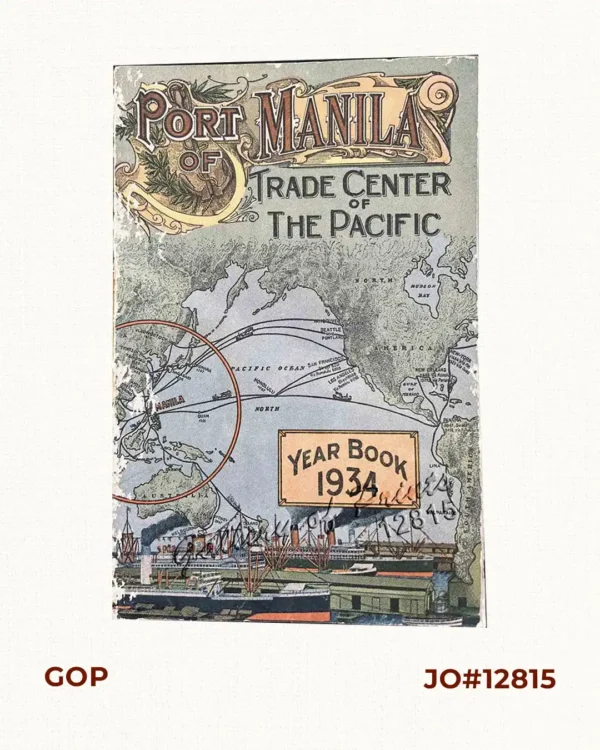 Port of Manila, Trade Center of the Pacific Year Book 1934