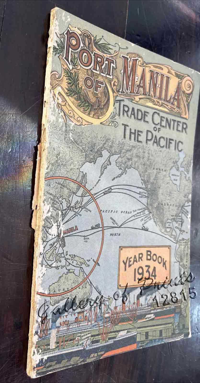 Port of Manila, Trade Center of the Pacific Year Book 1934 - Image 5