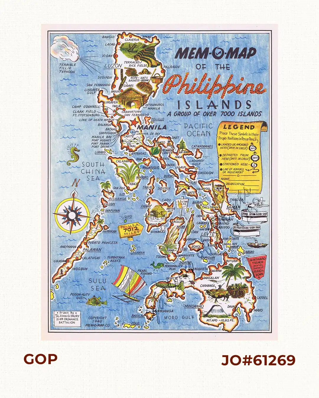 Mem-O-Map of the Philippine Islands.