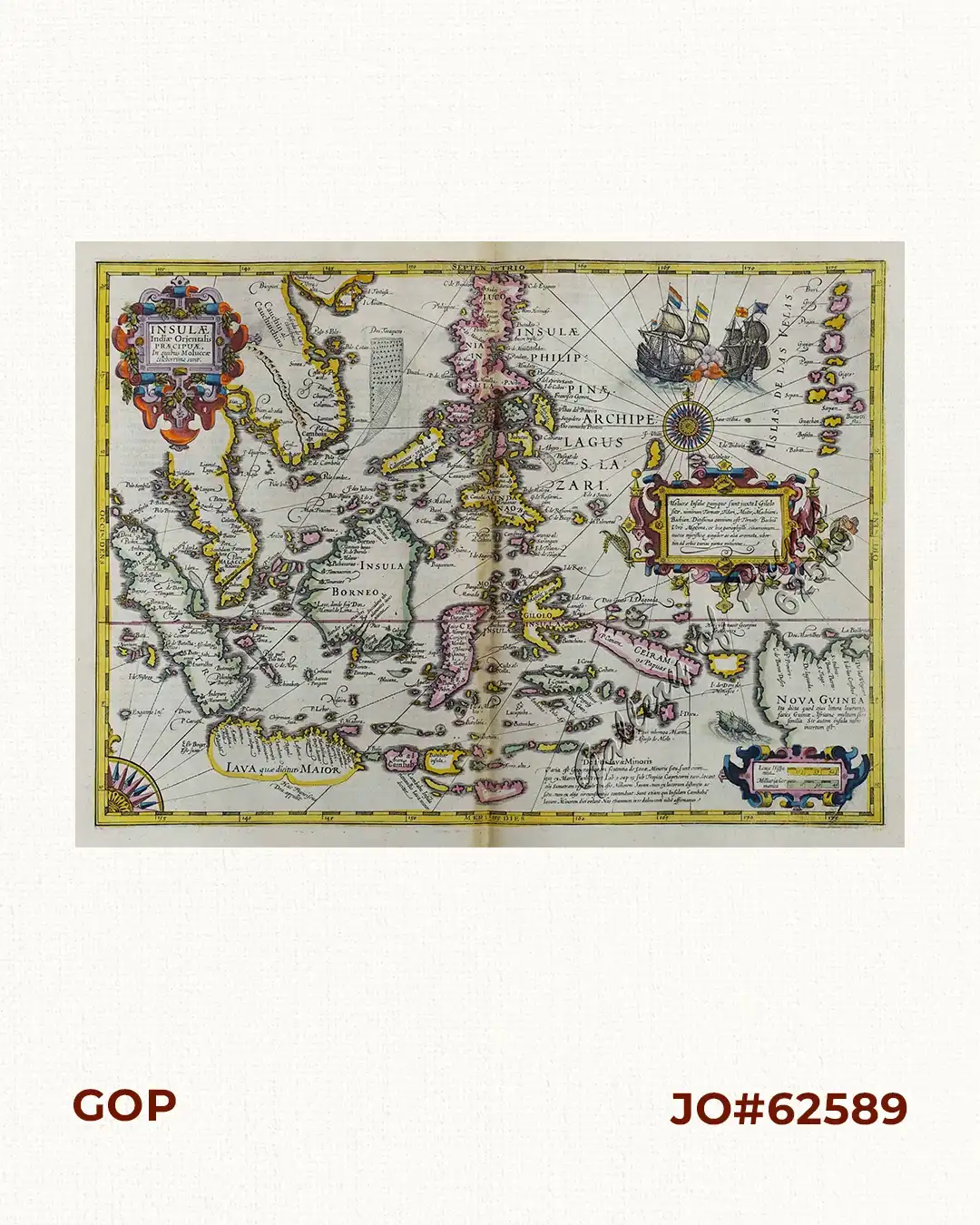 Insulae Indiae Orientalis praecipuae, In quibus Moluccae celeberrimae sunt