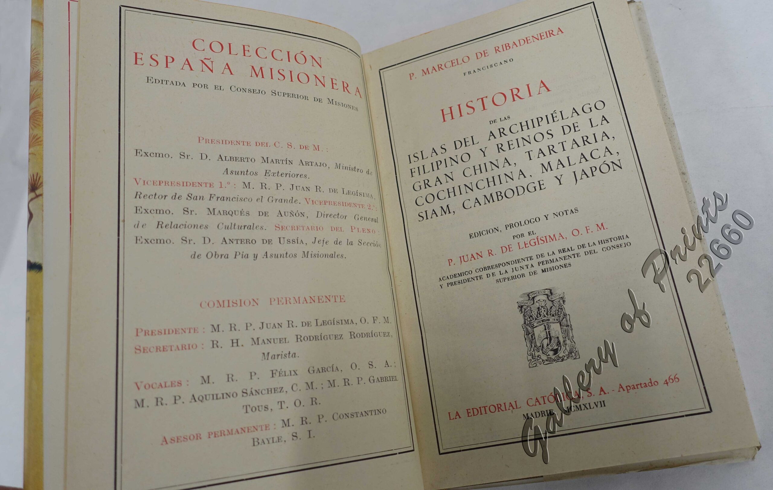 Evangelización de Filipinas y del Japon Historia de las Islas del Archipiélago Filipino y Reinos de la Gran China, Tartaria, Cochinchina, Malaca, Siam, Cambodge y Japón - Image 3