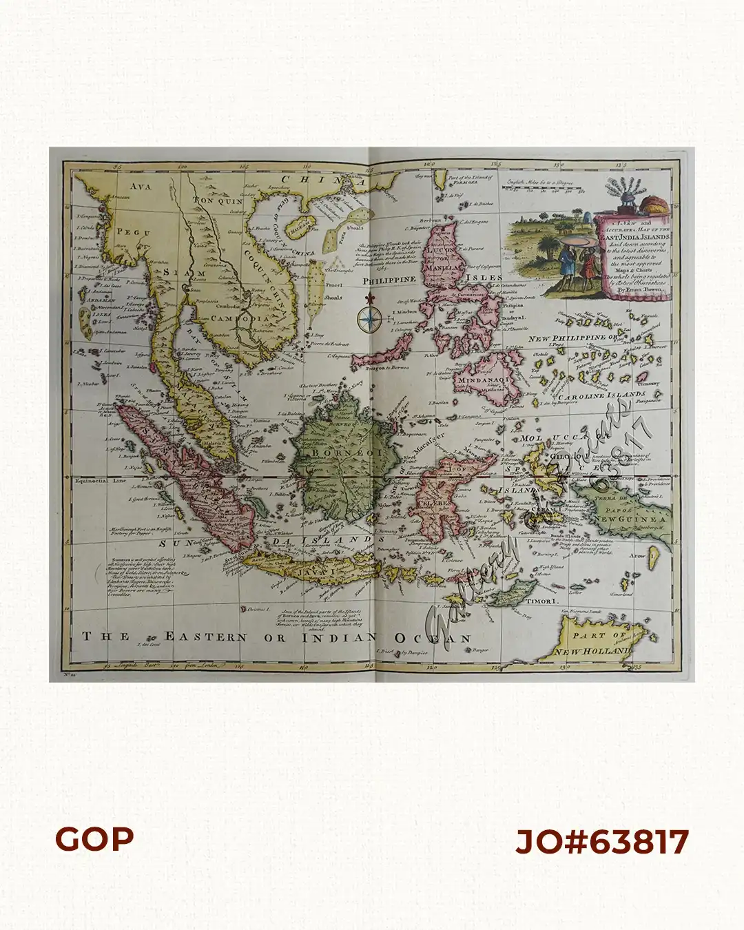 A New and Accurate Map of the East India Islands